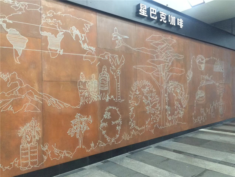 云龙耐候钢幕墙